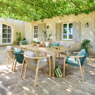 Table de jardin "Deona" 8 places en acacia