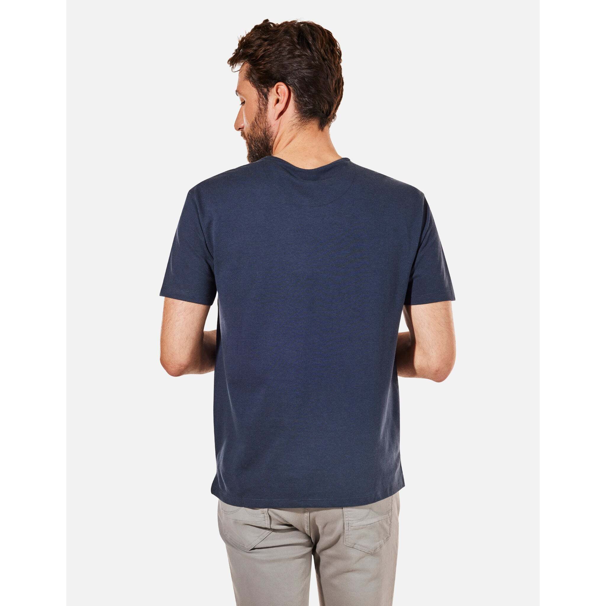 Camiseta Manga Corta Azul Marino - Vada