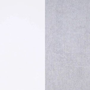 Mesa de centro elevable con almacenaje en blanco mate y gris cemento 102x43-54 cm Lya Blanco Artik (Blanco Mate) - Gris Cemento