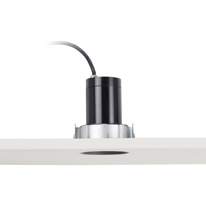 FRESH Empotrable negro sin marco IP65 trimless