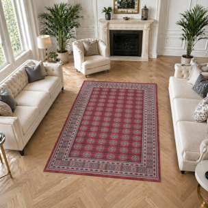 Tapis d'orient au motif oriental, style kilim, RAGA