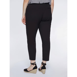 Fiorella Rubino - Pantalones rectos elásticos - Negro