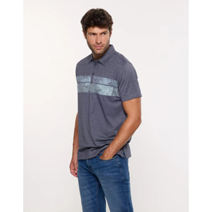 Polo Manga Corta Gris - Chelan