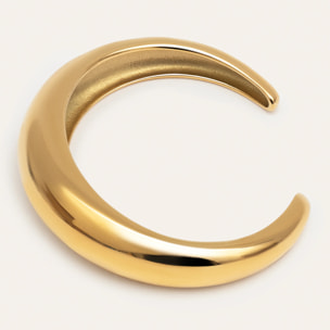 Brazalete Moon Acero Baño Oro