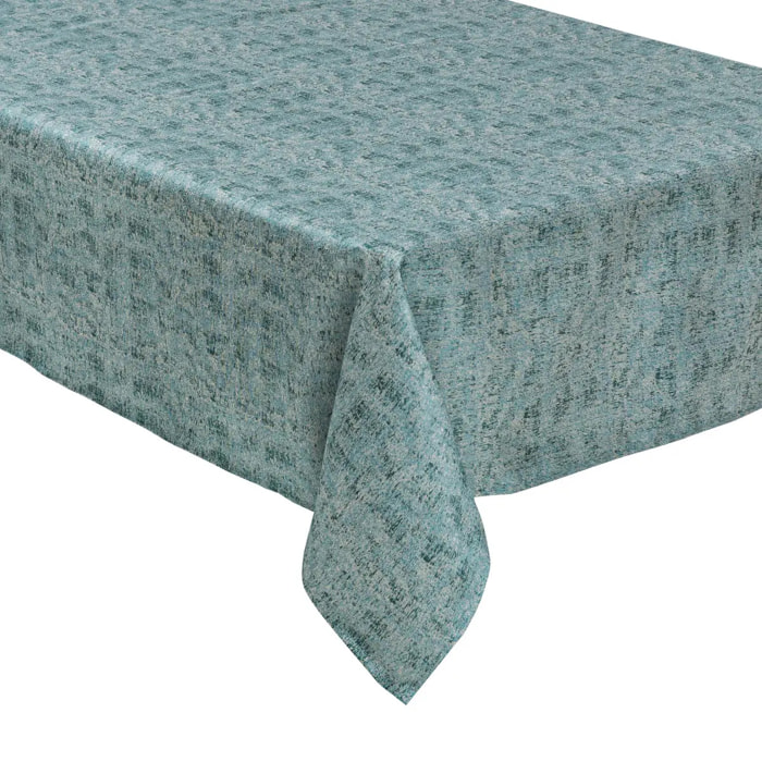Nappe nuance 140x240cm vert et argent