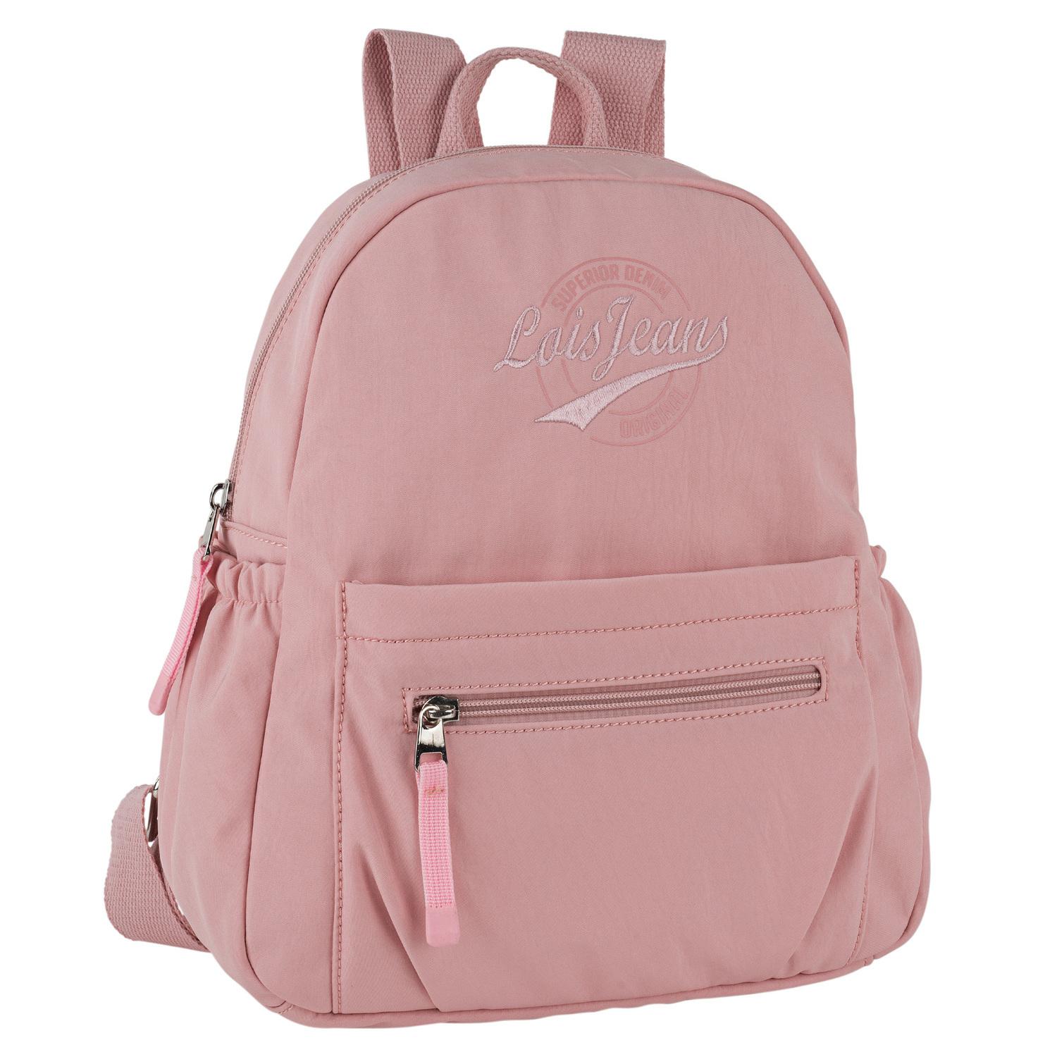 Bolso Mochila Mujer Lois Pyramid Rosa