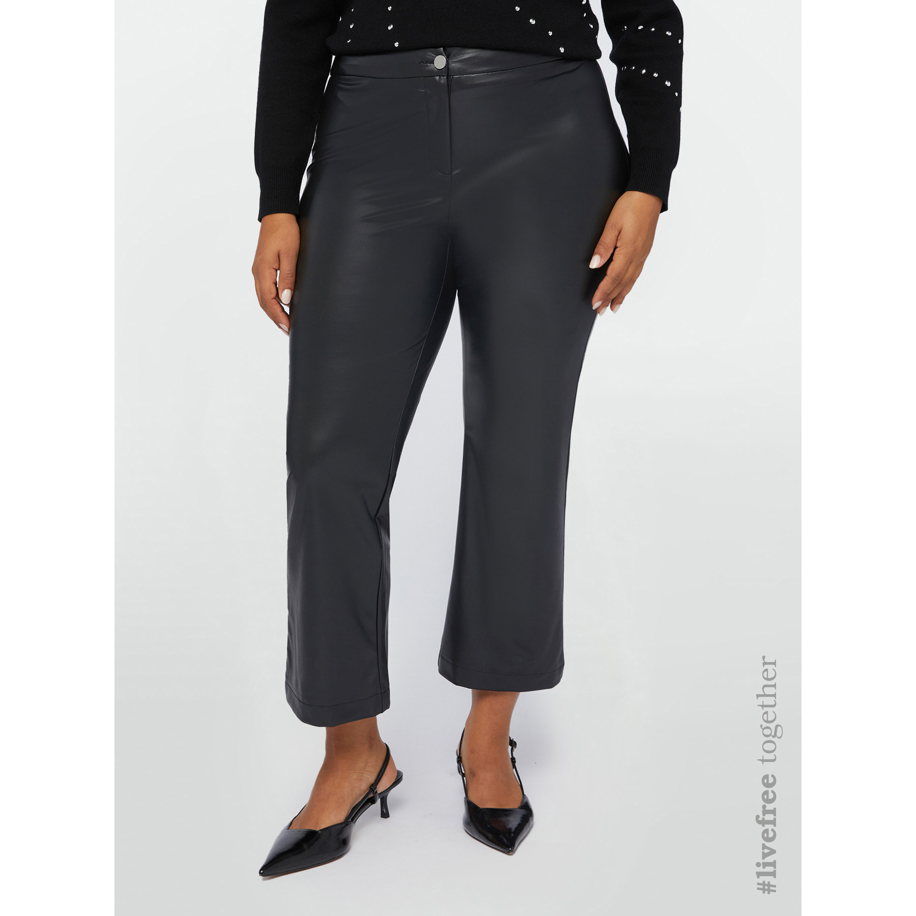 Fiorella Rubino - Pantalones kick flare - Negro