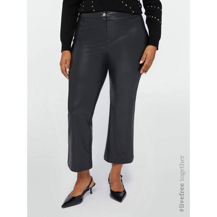 Fiorella Rubino - Pantalones kick flare - Negro