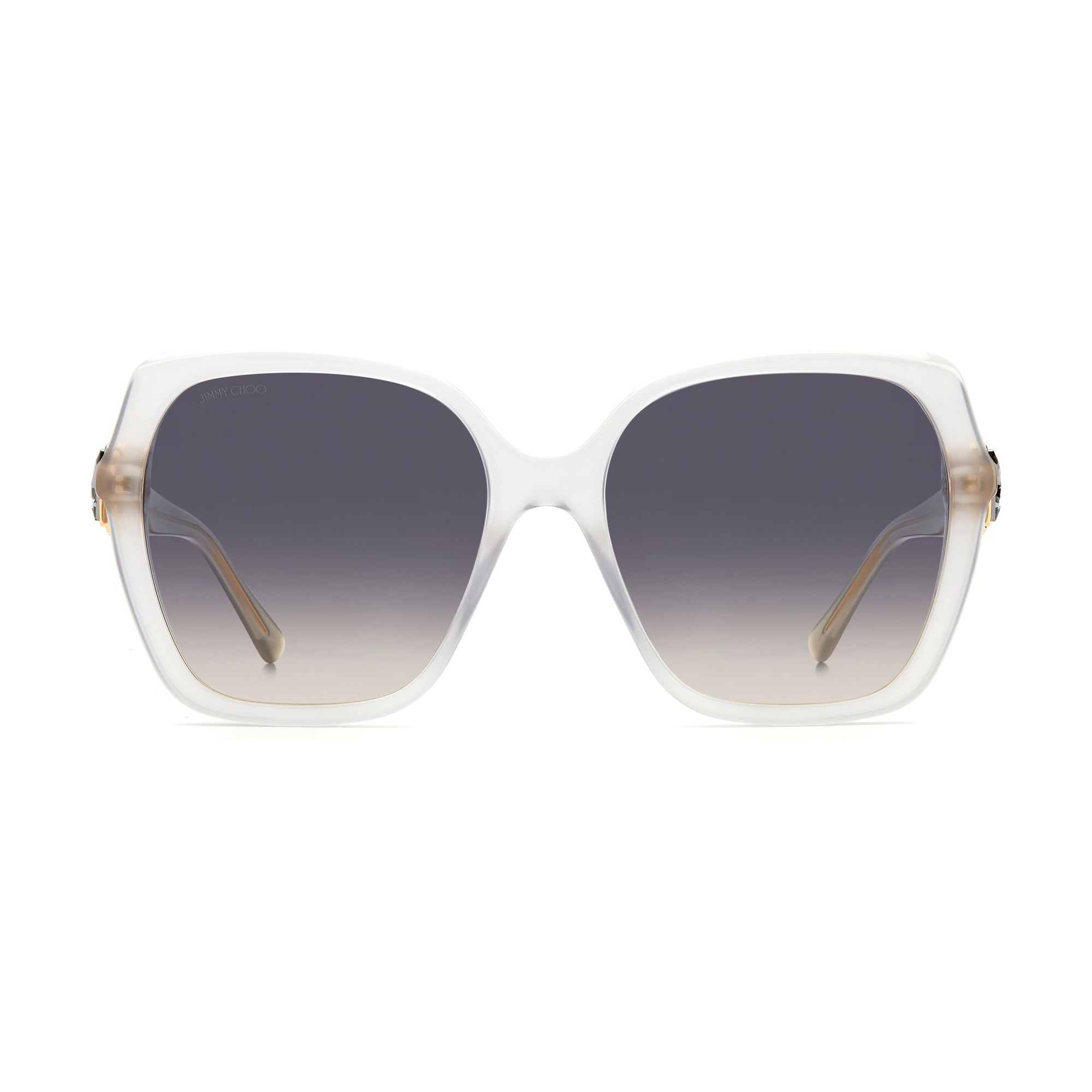 Jimmy Choo - lunettes de soleil - gris - verres : gris