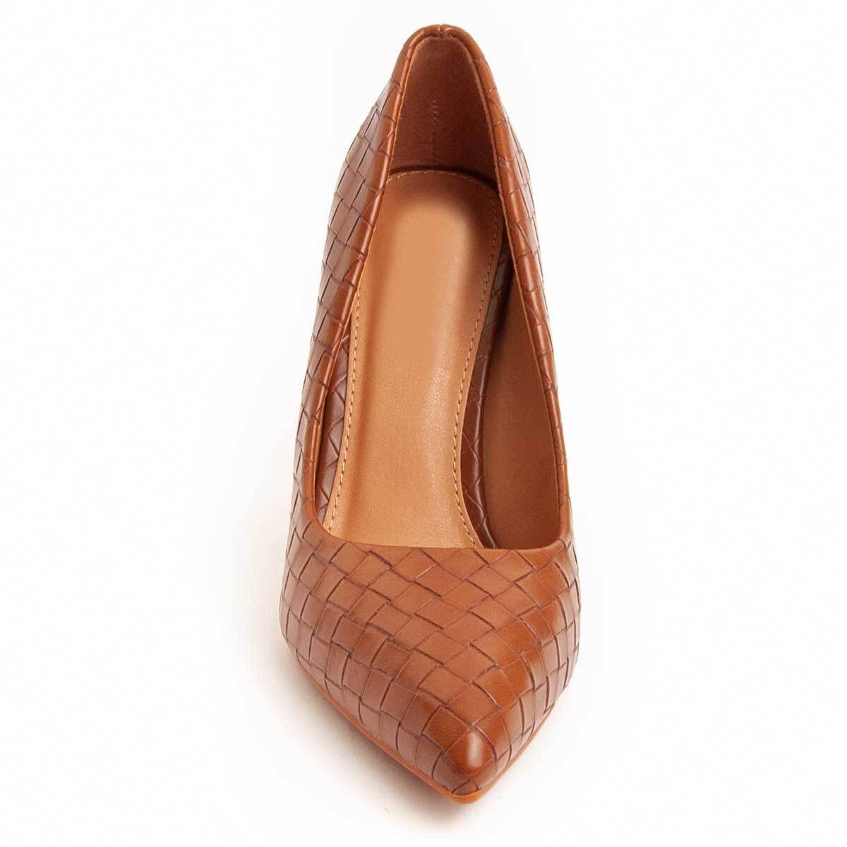 Zapato De Tacón - Marron - Altura: 10 Cm