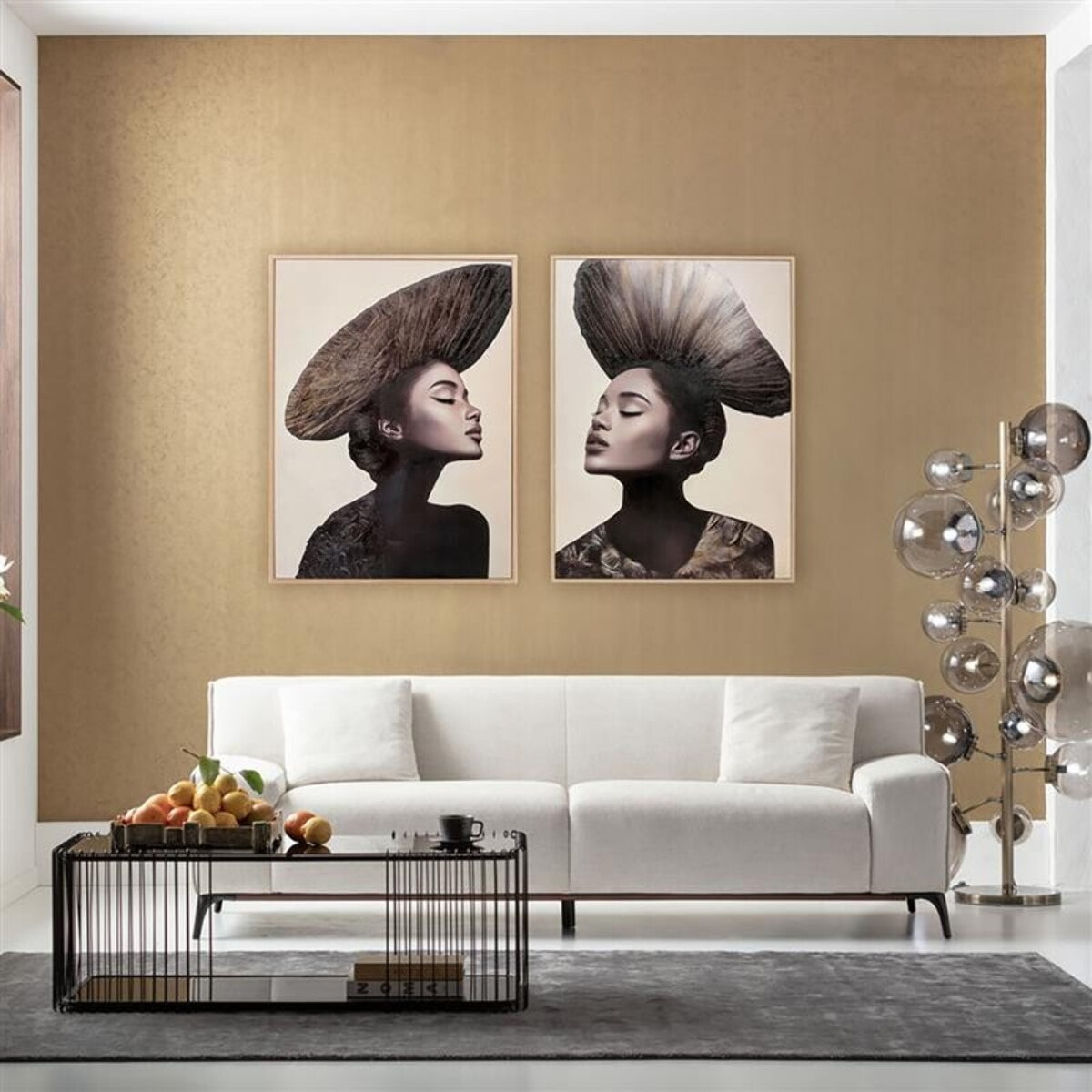 Tableau Frame Aesthetic femme droite 90x120cm Kare Design