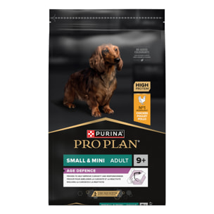 PRO PLAN Chien Small&Mini Adult 9+ Age Defence Poulet 7KG