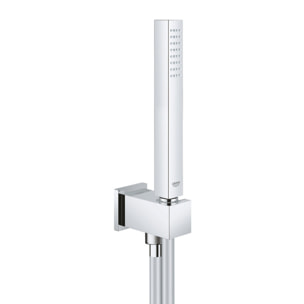 GROHE Euphoria Cube Stick avec pommeau de douche 1 jet, support mural et flexible SilverFlex 1.25m