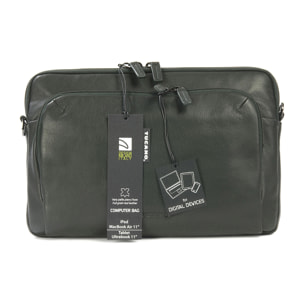 Borsa a tracolla  unisex In Vera pelle Made in Italy 34x23x8,5 cm