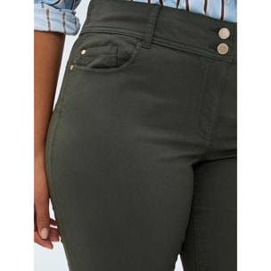 Fiorella Rubino - Pantaloni Skinny cotone - Verde militare