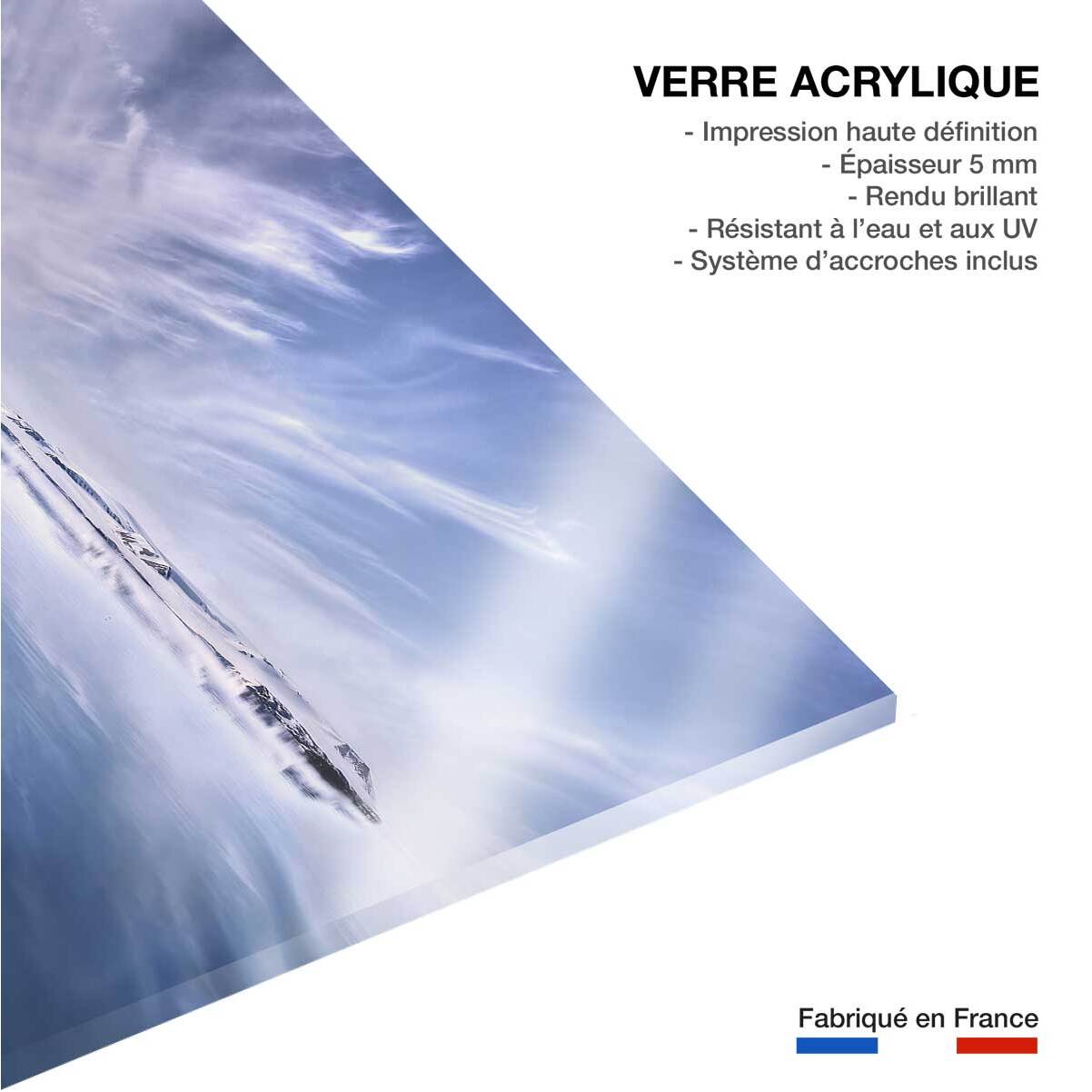 Tableau paysage Une Journee en Arctique Tableau plexiglas