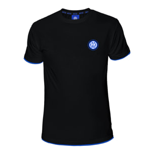 T-Shirt Manica Corta Uomo INTER Cotone Prod. Ufficiale