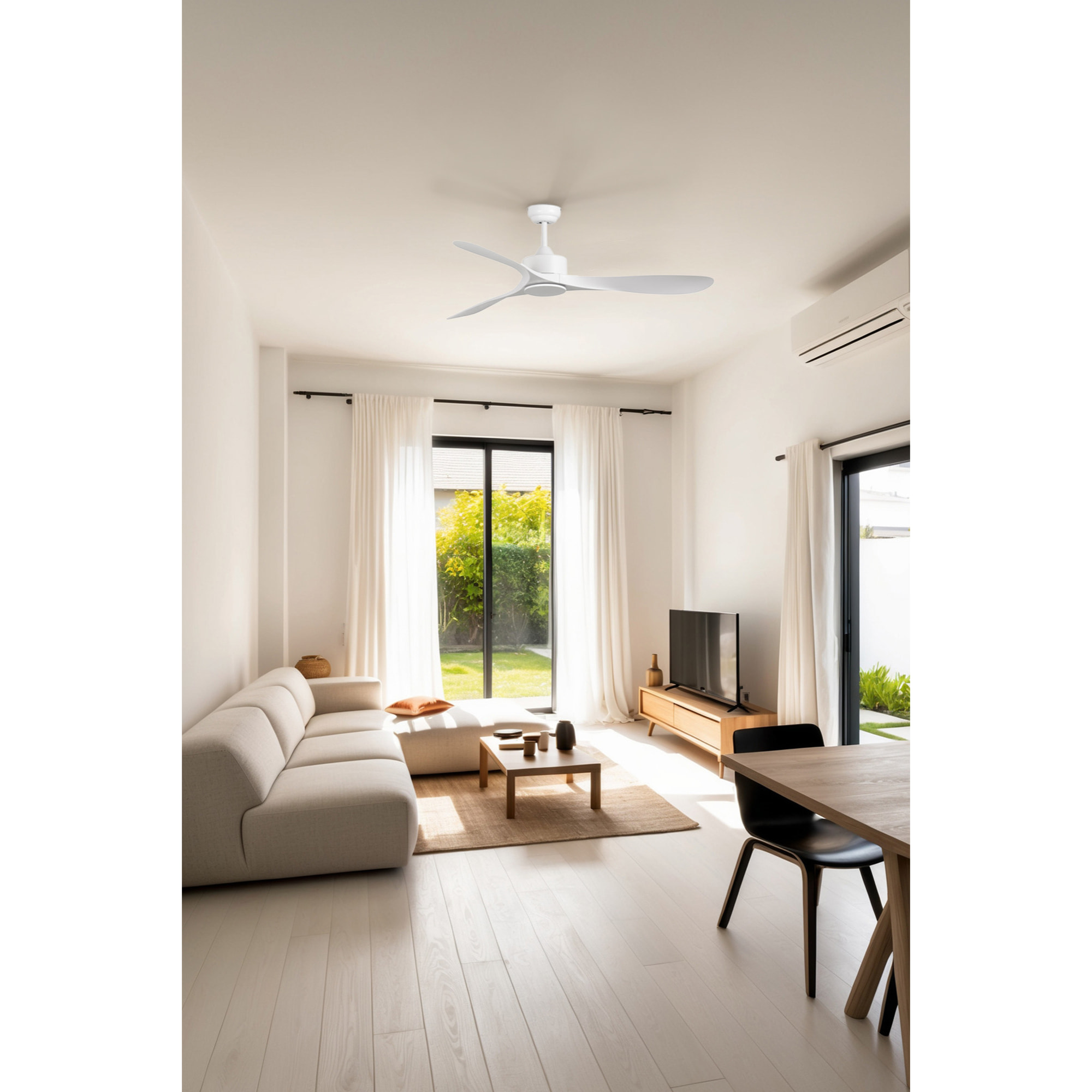 LUZON L Ventilateur blanc DC
