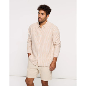 Camisa Rayas Manga Larga Arena - Ciclone