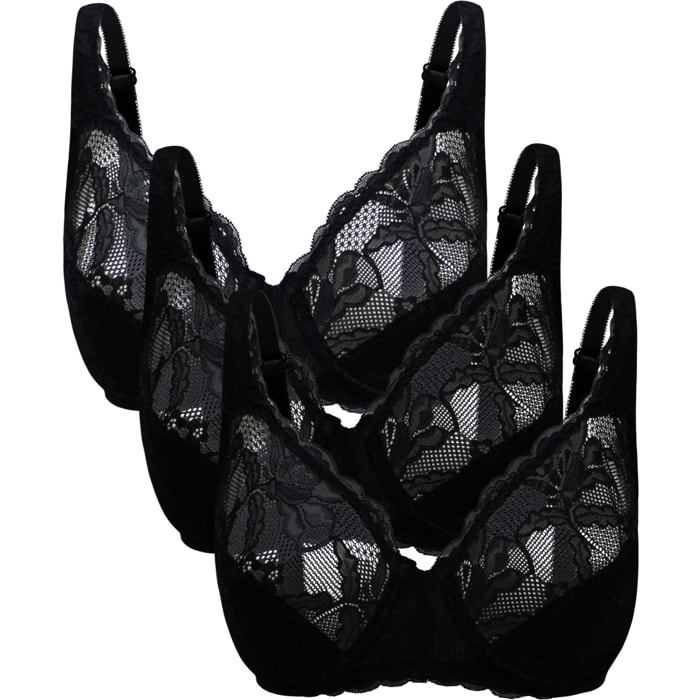 3 Reggiseni Donna LIABEL Art. Sara Coppa C