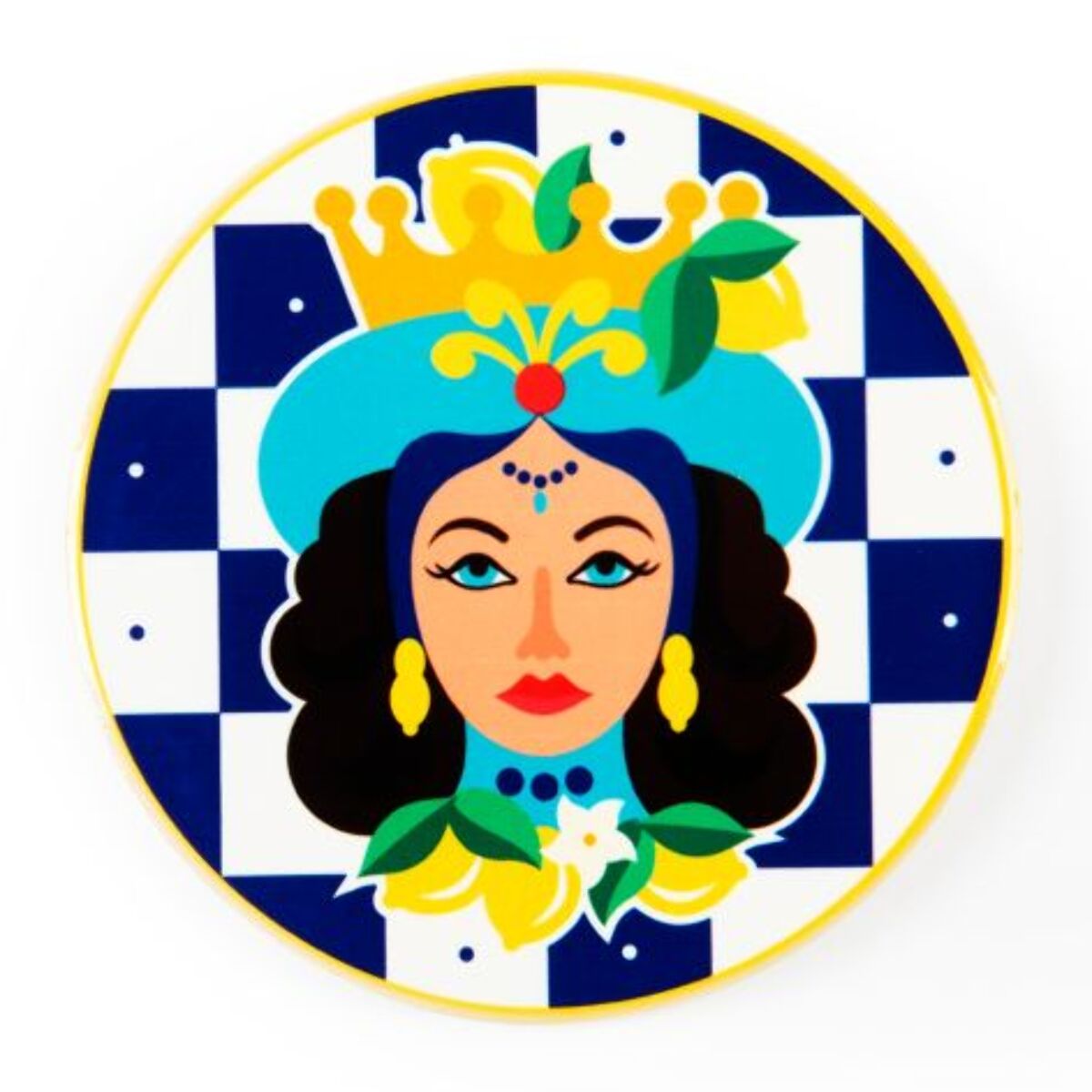 Set 6 sottobicchieri Excelsa – Sicilian Rhapsody, Dolomite Multicolore