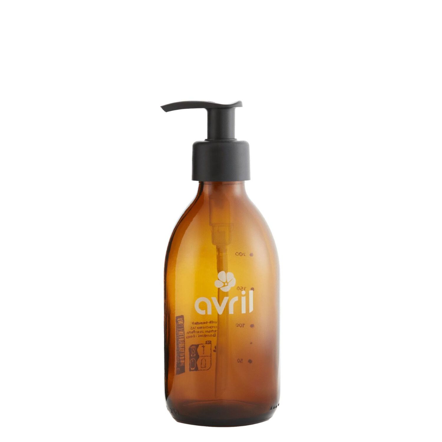 Flacon rechargeable - Flacon  en verre ambré 250ml