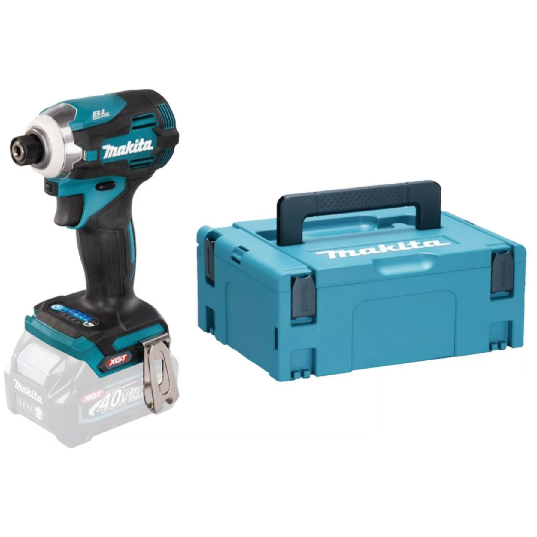 Visseuse à chocs 40V XGT 220 Nm - MAKITA - sans batterie, ni chargeur - MAKPAC - TD001GZ02