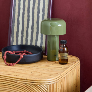 Lampe à poser LED sans fil rechargeable Victor vert Ø 13cm