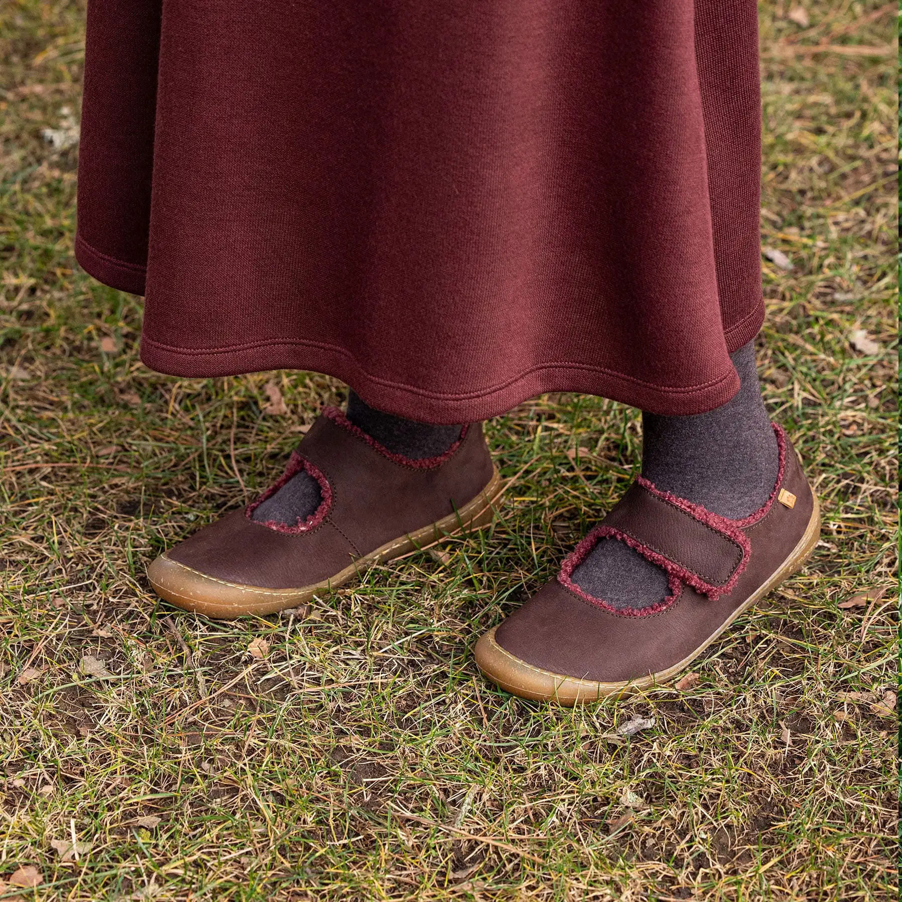 Bailarinas N5739 PLEASANT BROWN/ PAWIKAN color Brown