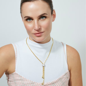 Collar Cymui acabado oro amarillo 18k