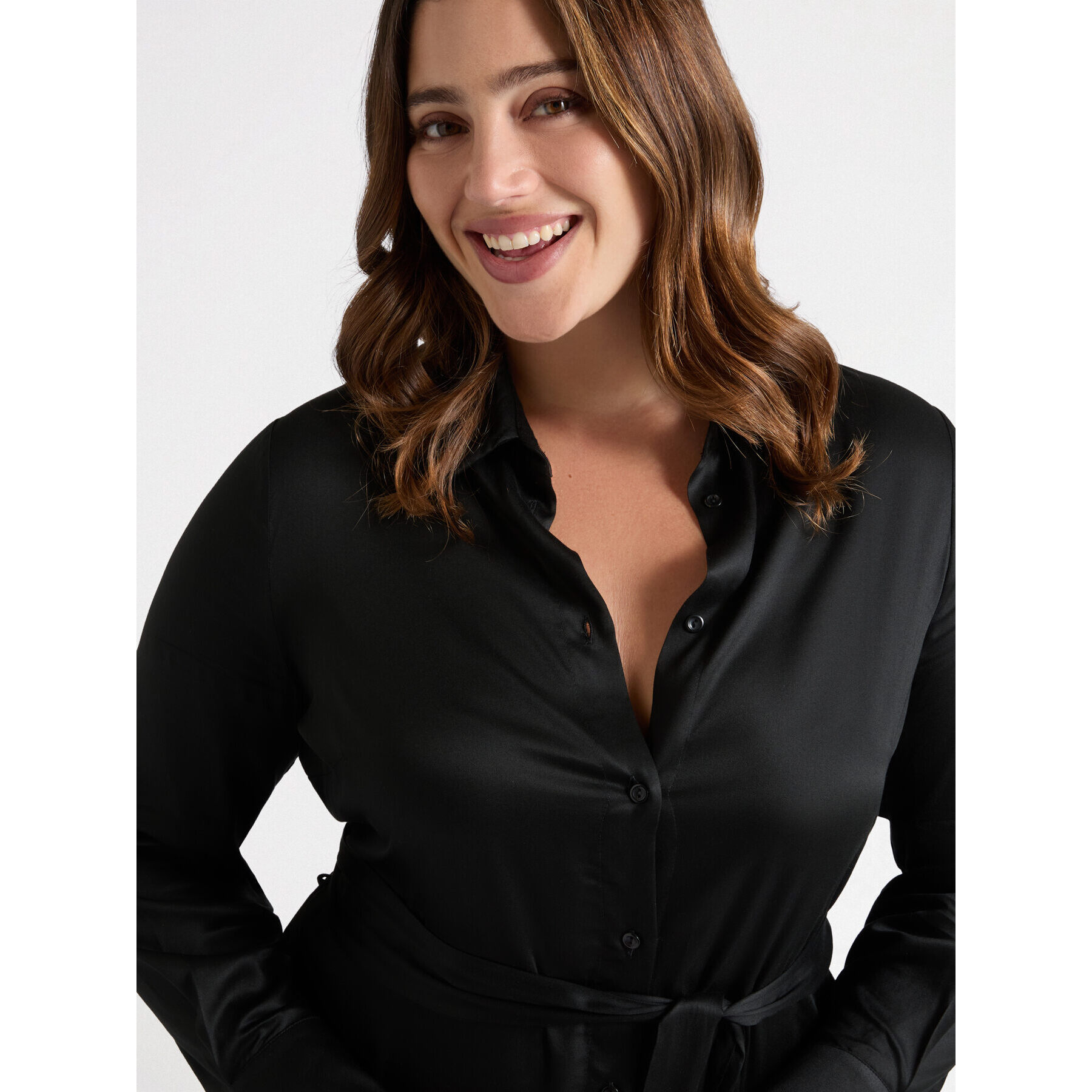 Fiorella Rubino - Vestito chemisier - POWER - Nero