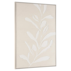 HOMER - Décoration murale 83x123cm motifs fleurs n°1, cadre naturel