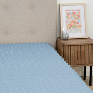 Surmatelas Mémoire de Forme et Gel Refresh, 6 cm, 7 Zones de Confort, Fabrication Française