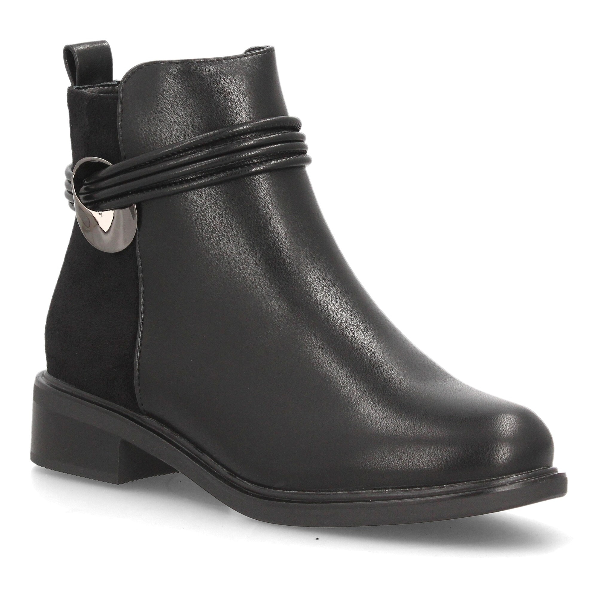 Botines mujer con tiras decorativas para mujer.