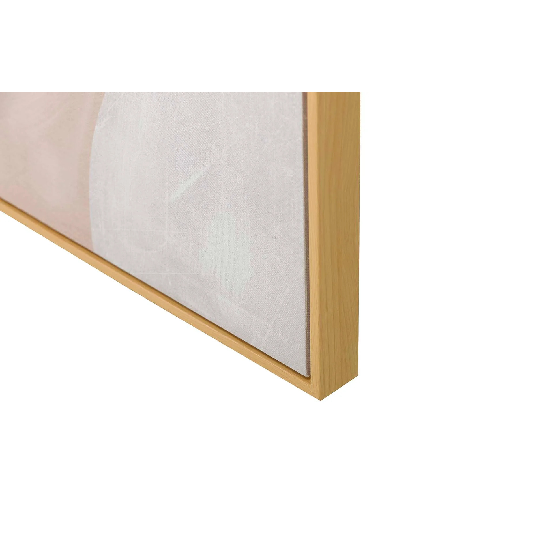 Cuadro Cara Con Marco Beige 80x4x120 Cm