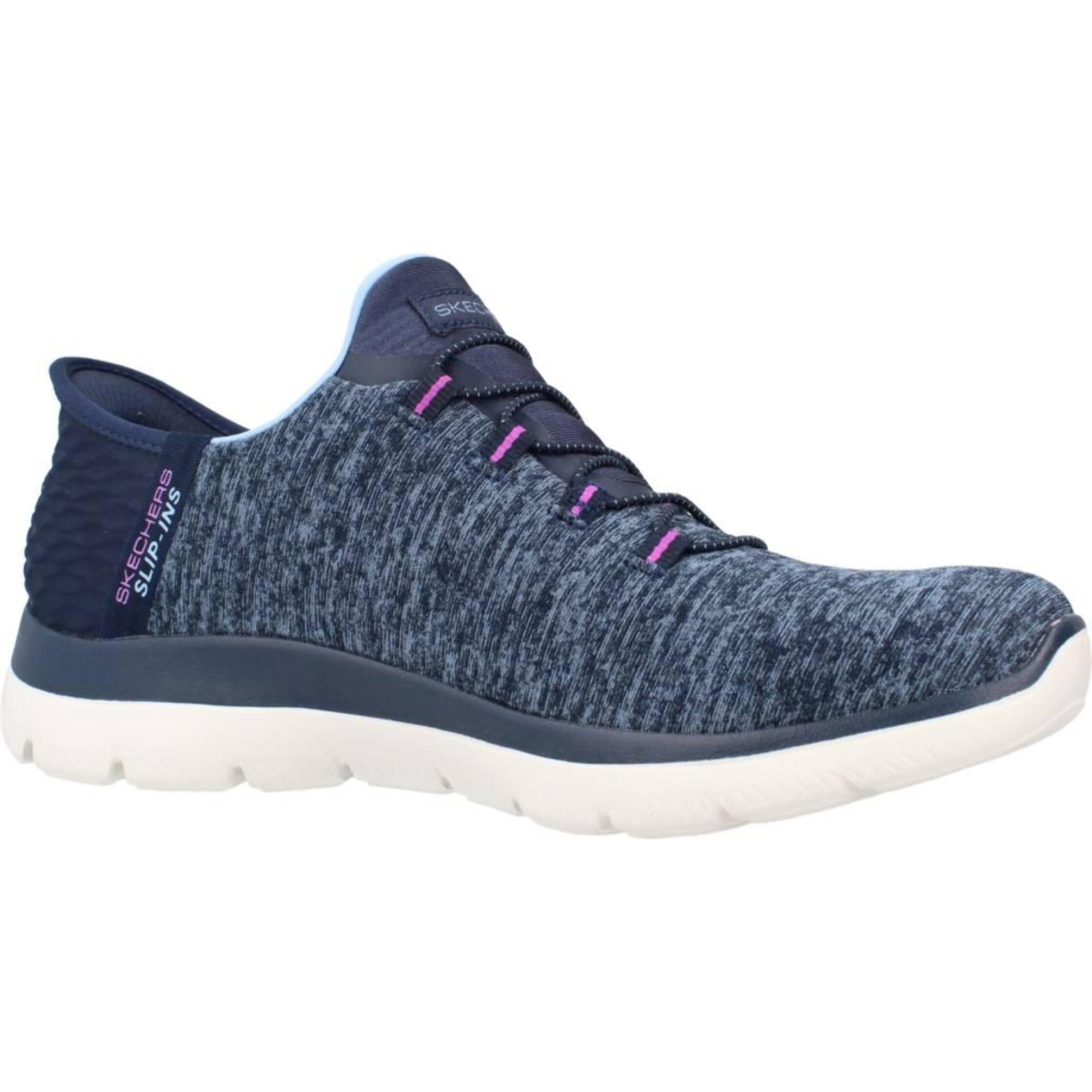 Sneakers De  Mujer Slip-ins: Summits- Dazzling Haze Azul