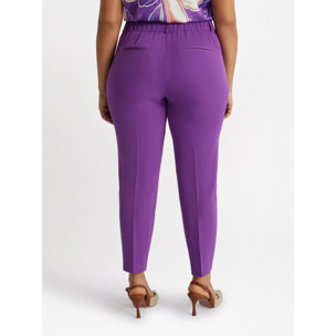 Fiorella Rubino - Pantalón recto elegante - Violeta