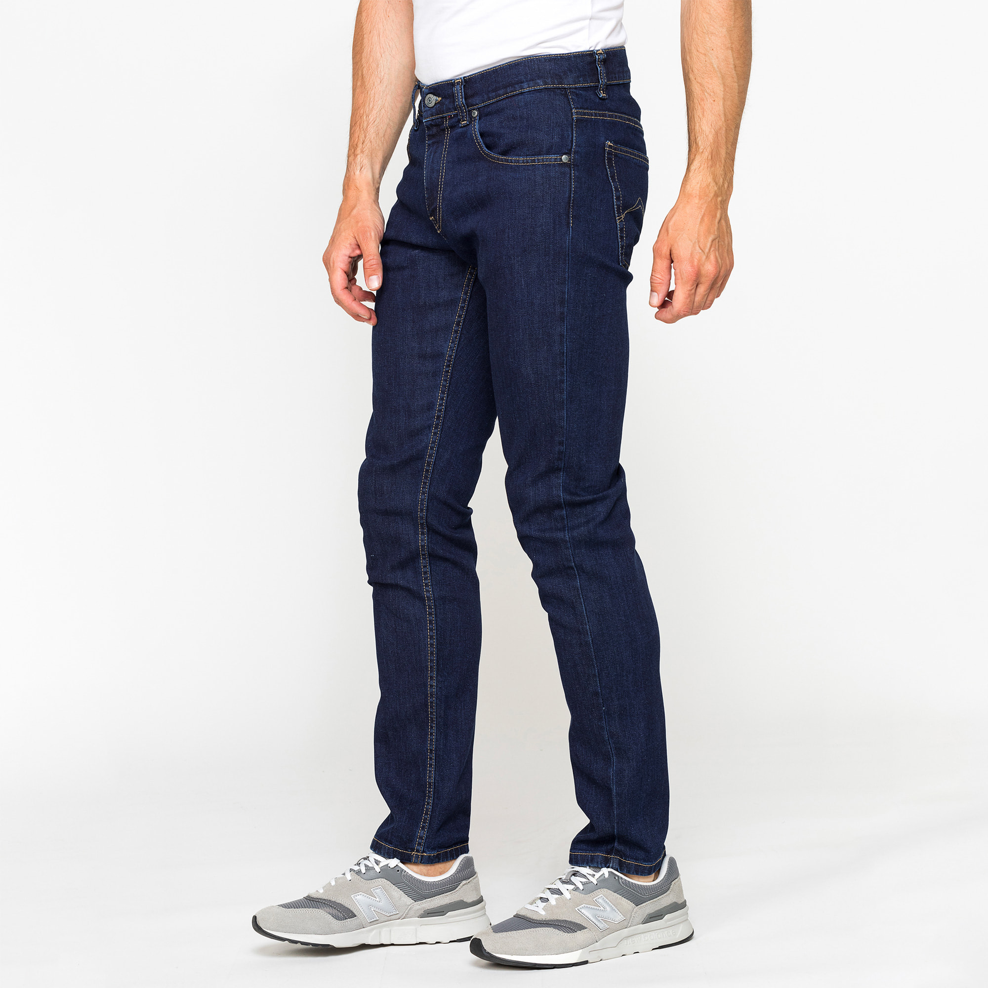 JEANS 5 TASCHE SLIM FIT MOD. 717 IN DENIM STRETCH 12 oz.