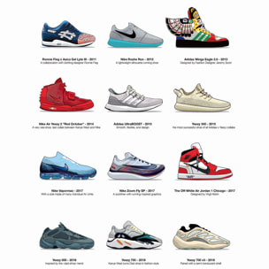 Affiche - 2000's-2010's Legendary Sneakers - Olivier Bourdereau