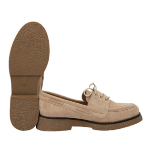 Mocassino stringato - tacco 4,0 cm