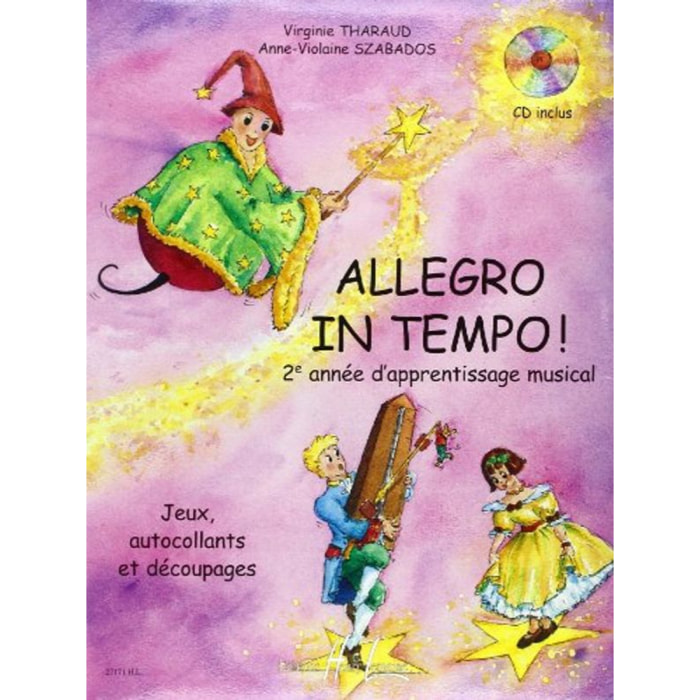 Tharaud, Virginie | Allegro in Tempo - 2è année d'apprentissage musical | Livre d'occasion