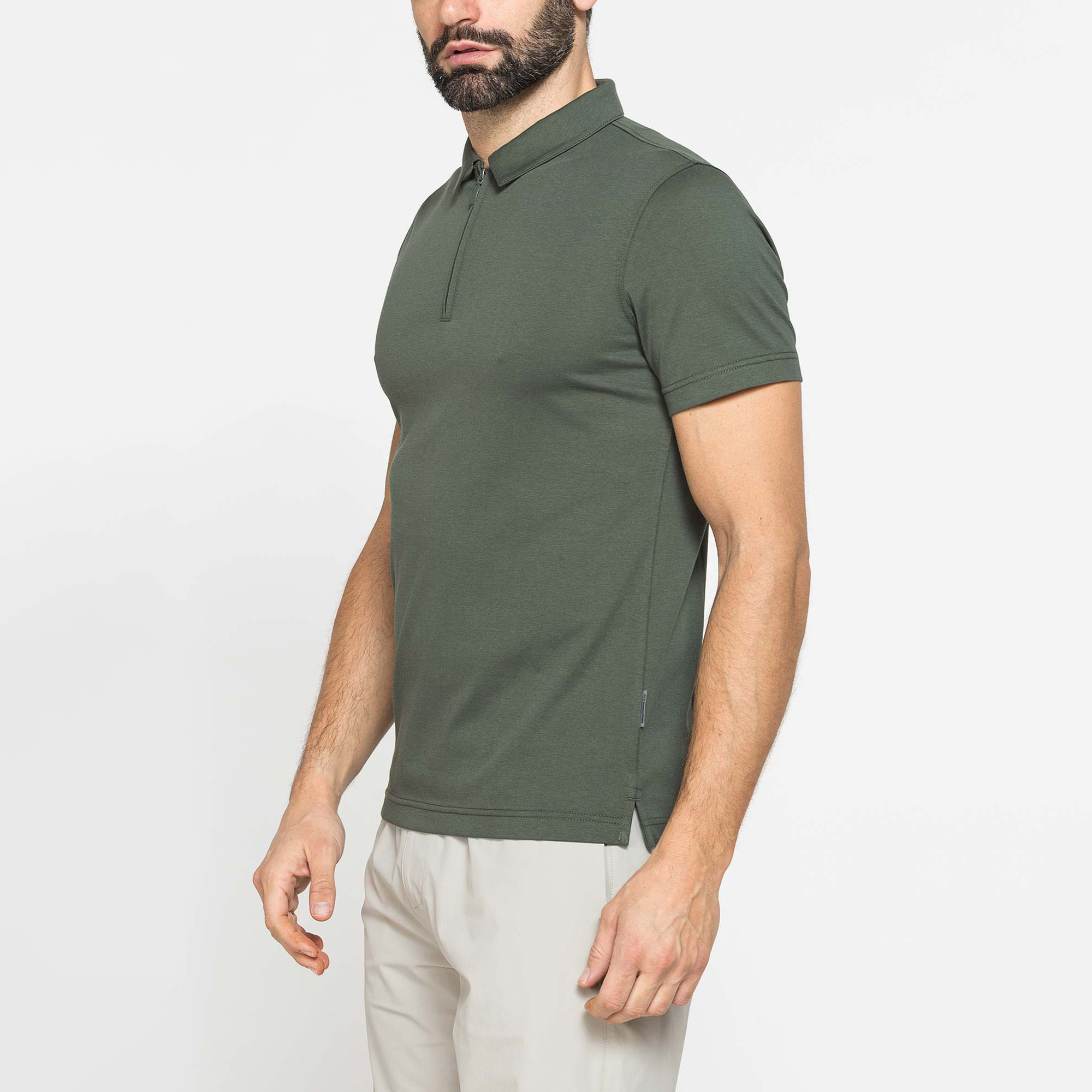POLO UOMO IN TESSUTO ELASTICIZZATO NO STIRO