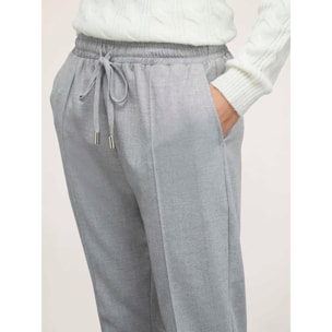 Motivi - Jogging con raya planchada - Gris