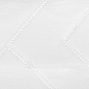 Voilage brodé "Etnik" blanc 140x240cm