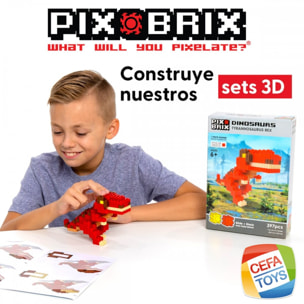 PIX BRIX PIXEL ART DINOSARIOS T REX 397 PIEZAS