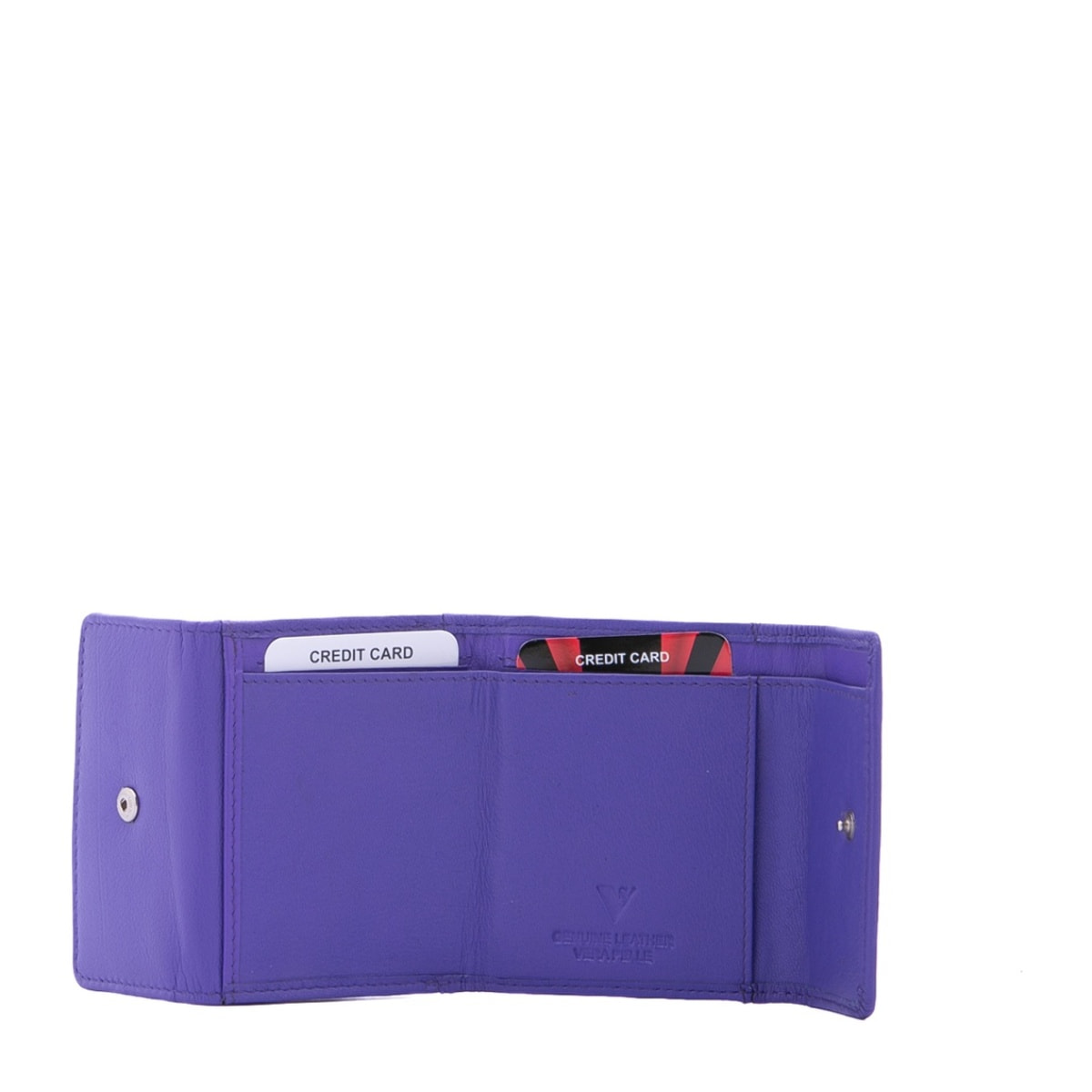 Portafoglio donna in ecopelle - Modello False - Casual - 9.0 x 7.5 x 2.0 cm