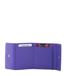 Portafoglio donna in ecopelle - Modello False - Casual - 9.0 x 7.5 x 2.0 cm