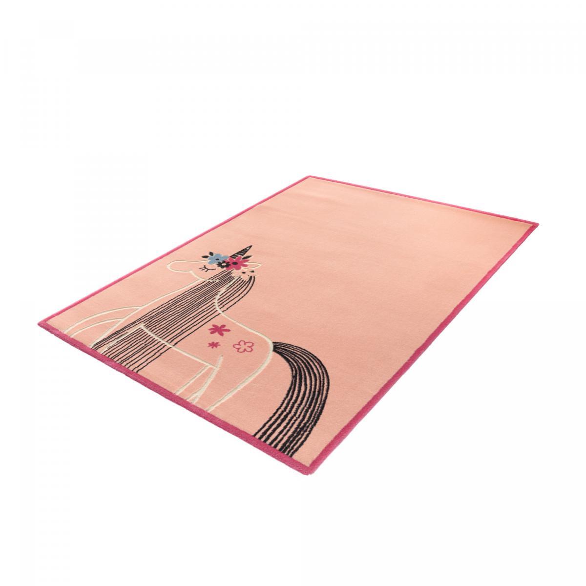 Tapis enfant tissé motif animaux VUGI