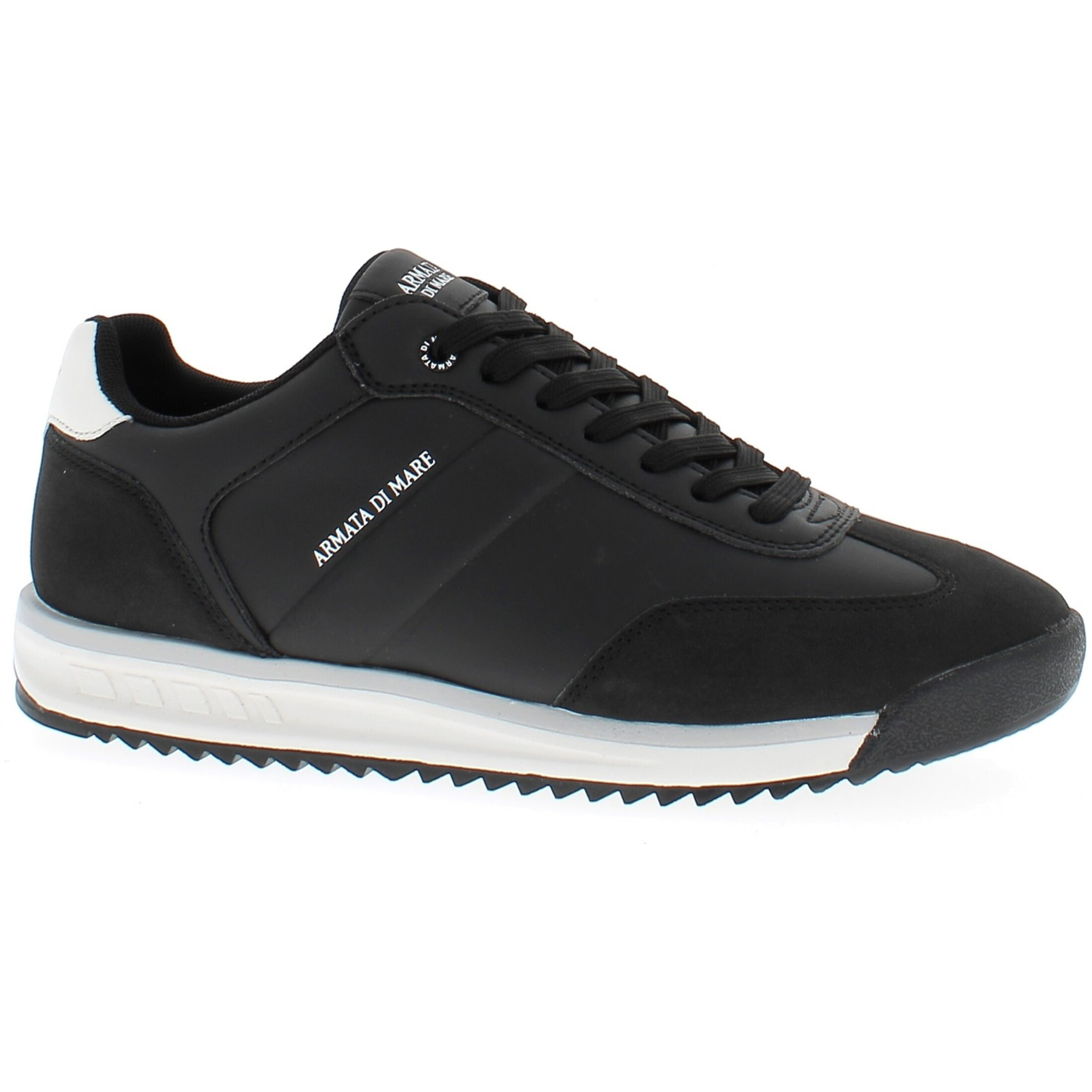 Armata di Mare Scarpe Uomo Sneakers Casual Stringate con Soletta Rimovibile in Memory Foam AMU 1D943 Black