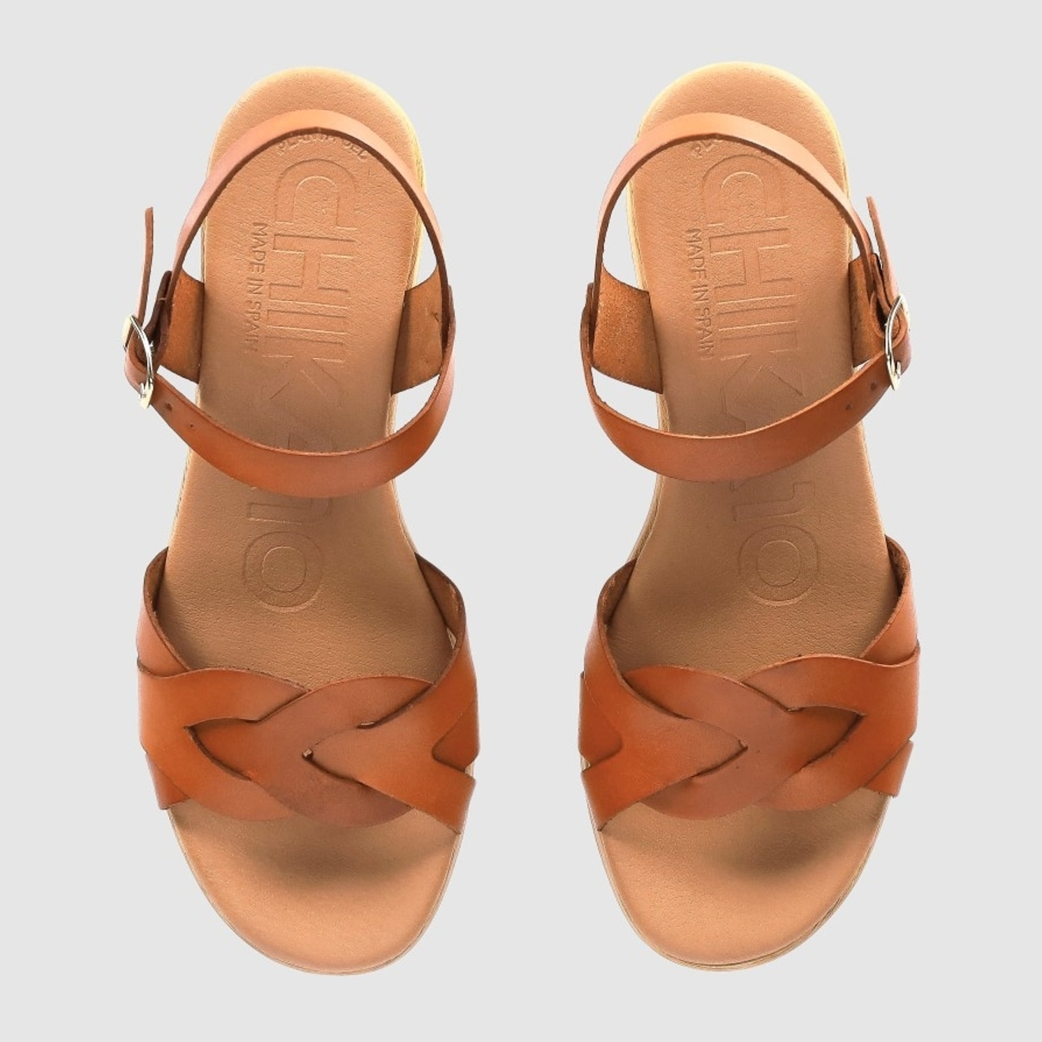 Sandalias de Piel - Cuero - Tacón: 6 cm